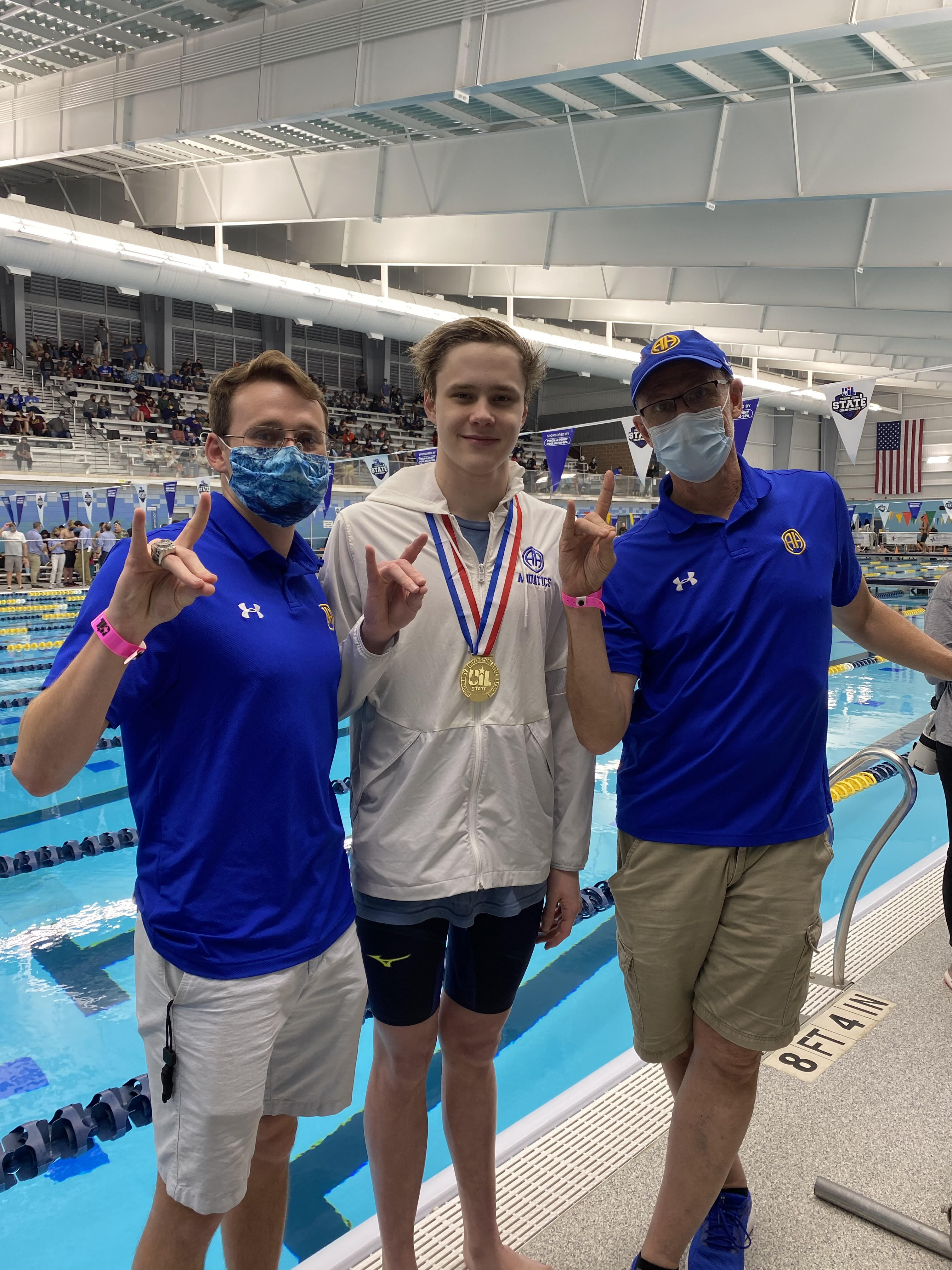 Connor Foote 2021 UIL Swimmer of the State Meet