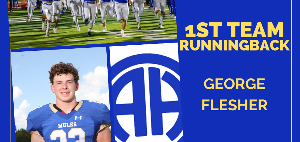 1st Team All-District Running back