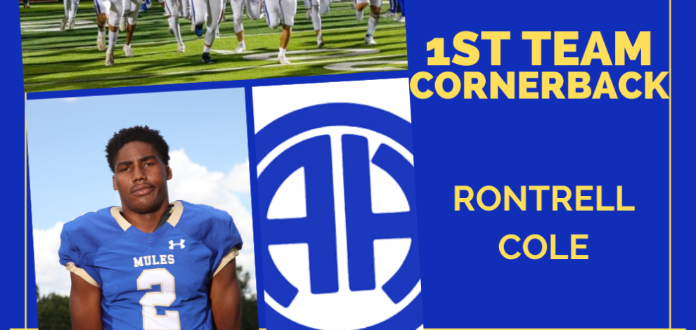 1st Team All-District Cornerback