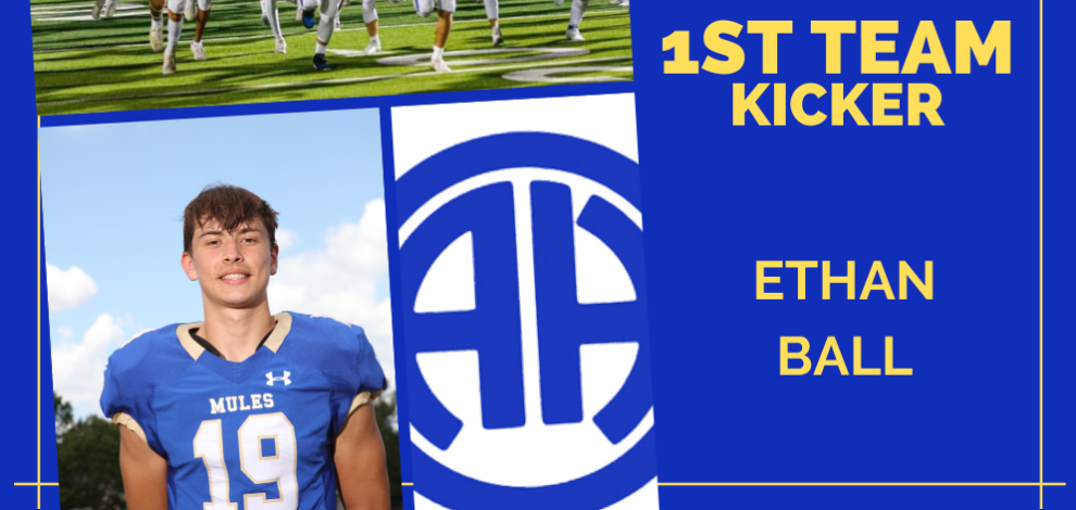 1st Team All-District Kicker