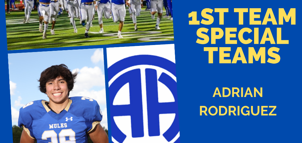 1st Team All-District Special Teams