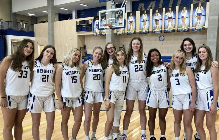 JV Girls Basketball Team 2021-2022