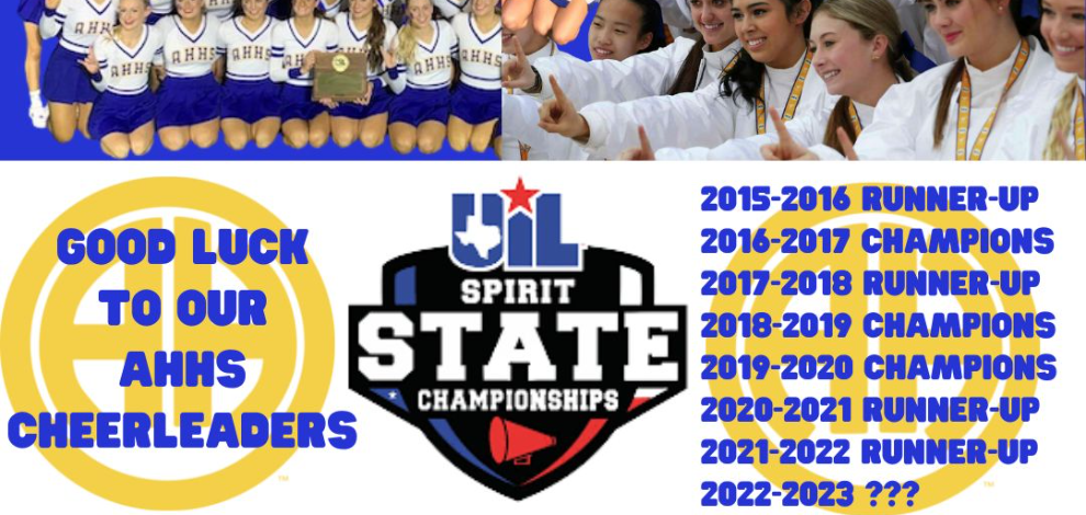 Good Luck to Cheer @ UIL State