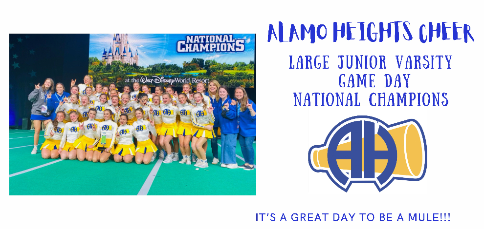Cheer National Champions - Large Junior Varsity Game Day