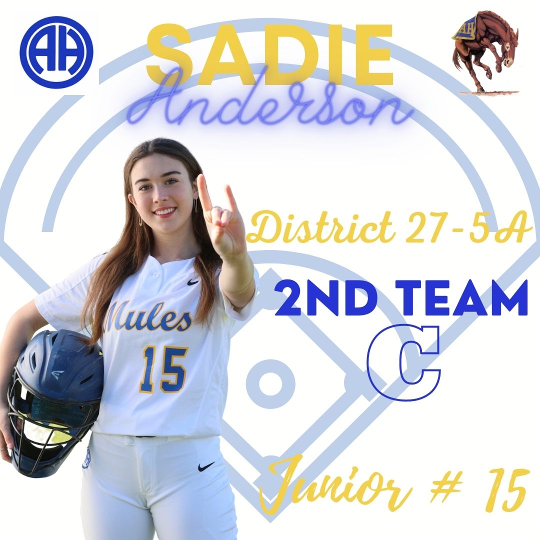 Sadie Anderson 2nd Team All District