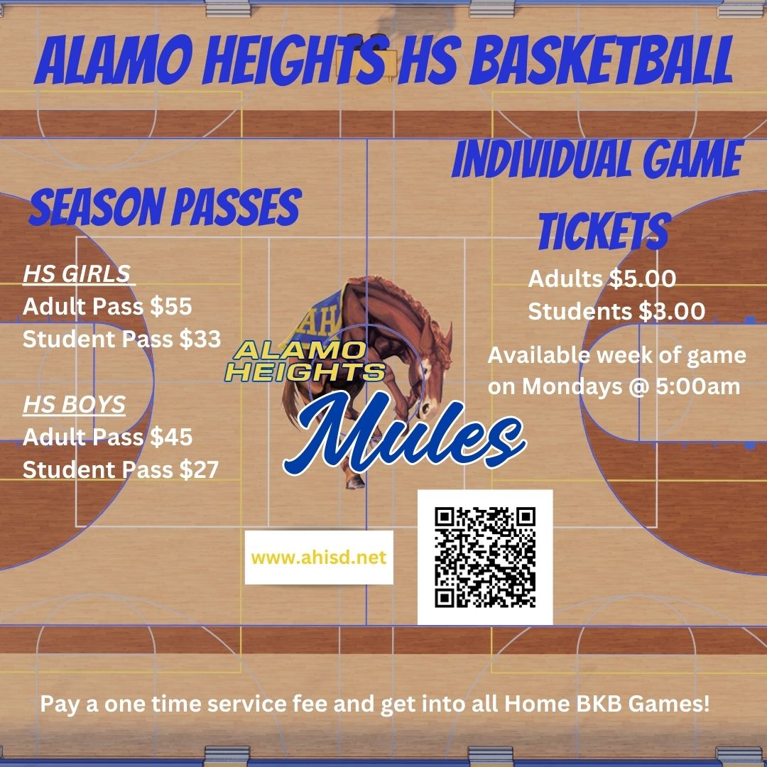 AHHS Basketball Season Passes 2023-2024