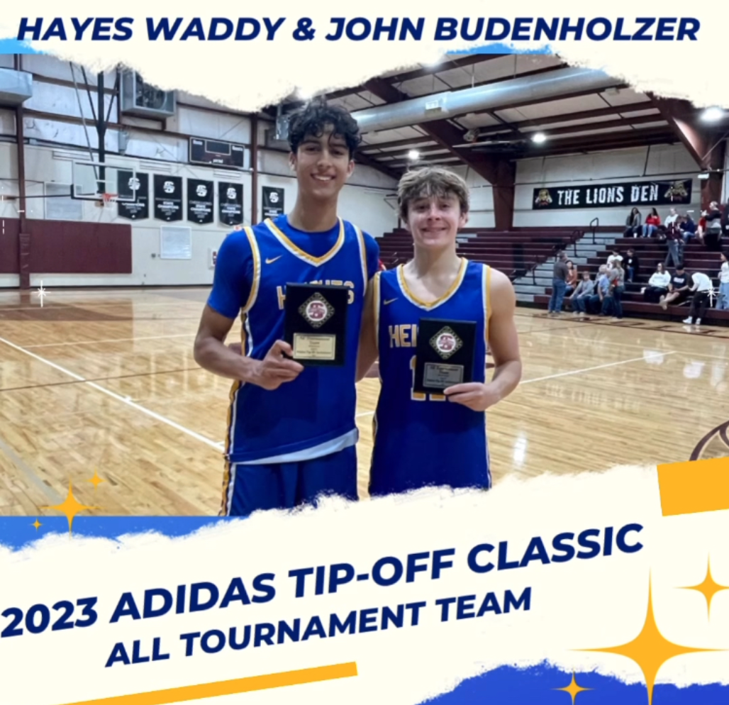 2023 Adidas Tip-Off Classic All-Tournament Hayes Waddy and John Budenholzer