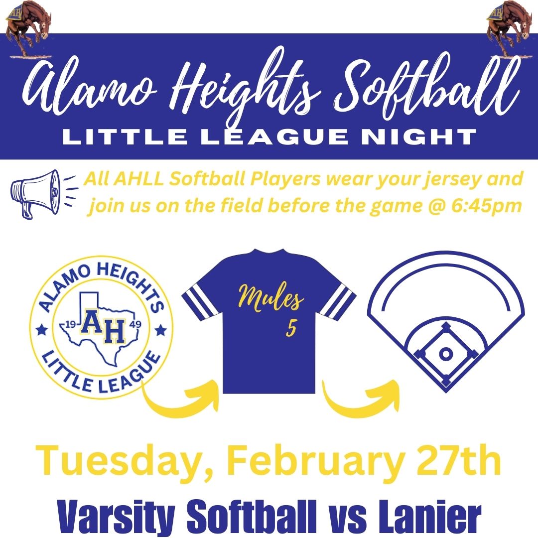 AHHS Softball Little League Night 2024