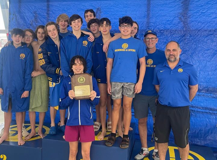District 27-5A Boys Swimming and Diving District Champions