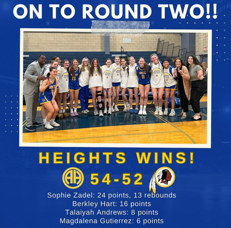 Girls Basketball Wins 1st Playoff Game in 20 Years!
