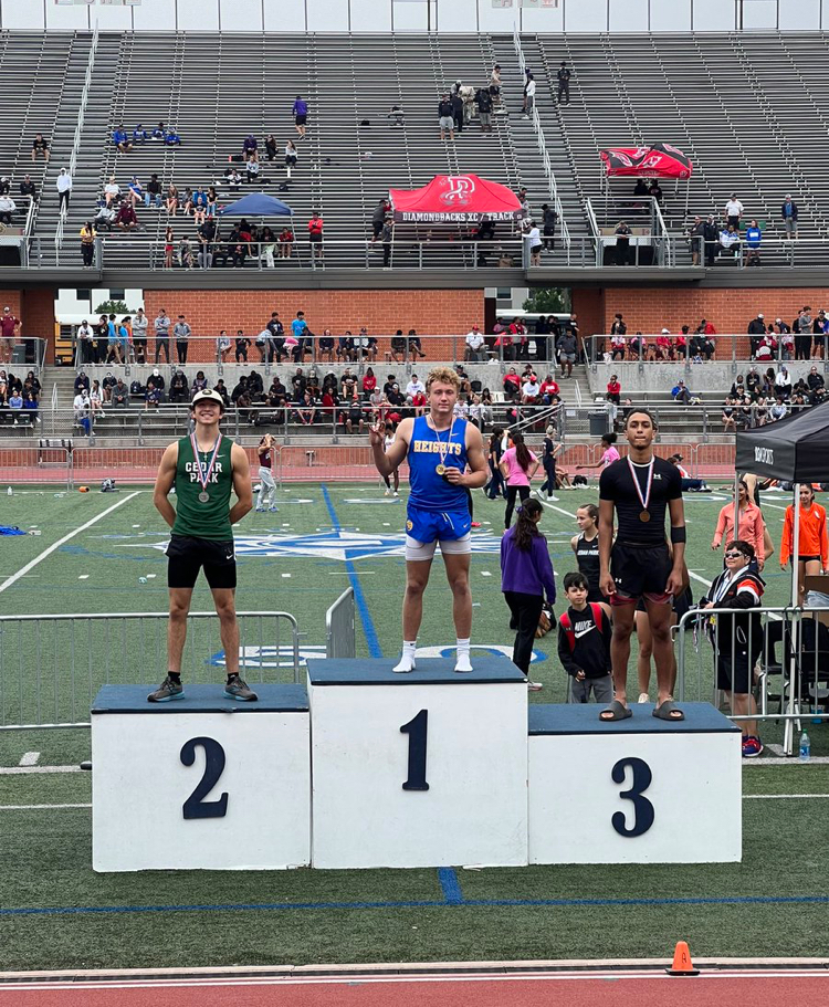 Max Bacon 2024 Regional Champion 110m Hurdles