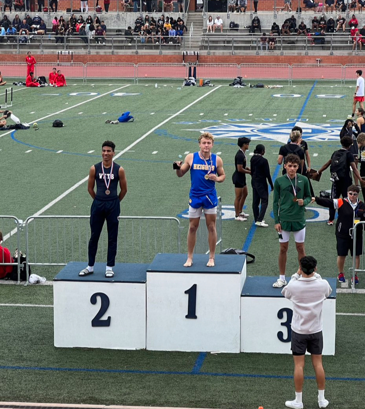 Max Bacon 2024 Regional Champion 300m Hurdles