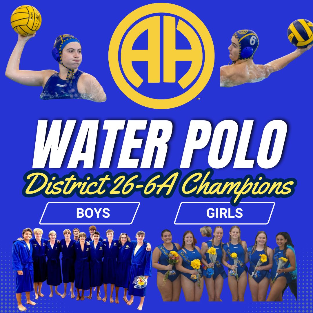Water Polo 2024 District 26-6A Champions!
