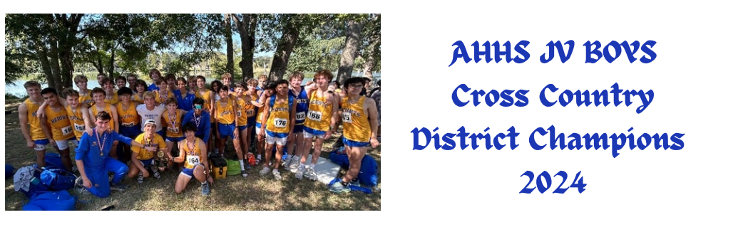 2024 Boys Cross Country JV District Champions