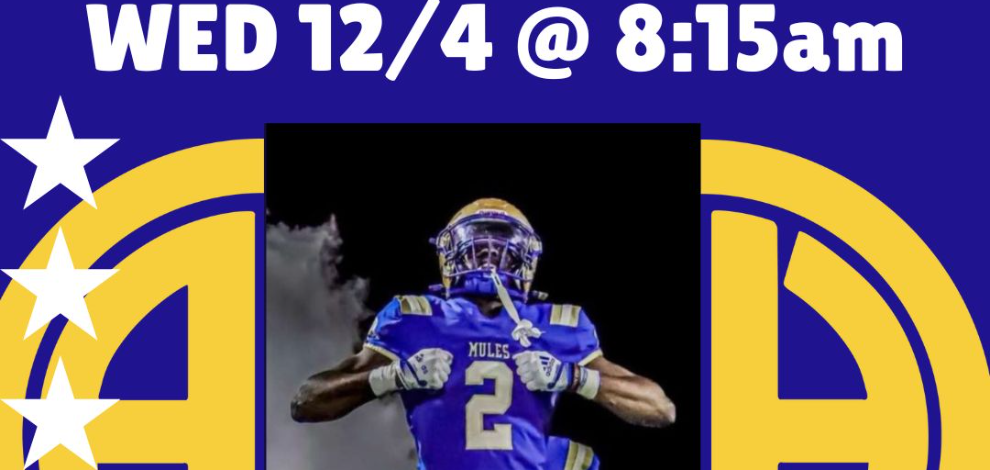AHISD Athletics Signing Day - Wed 12/4