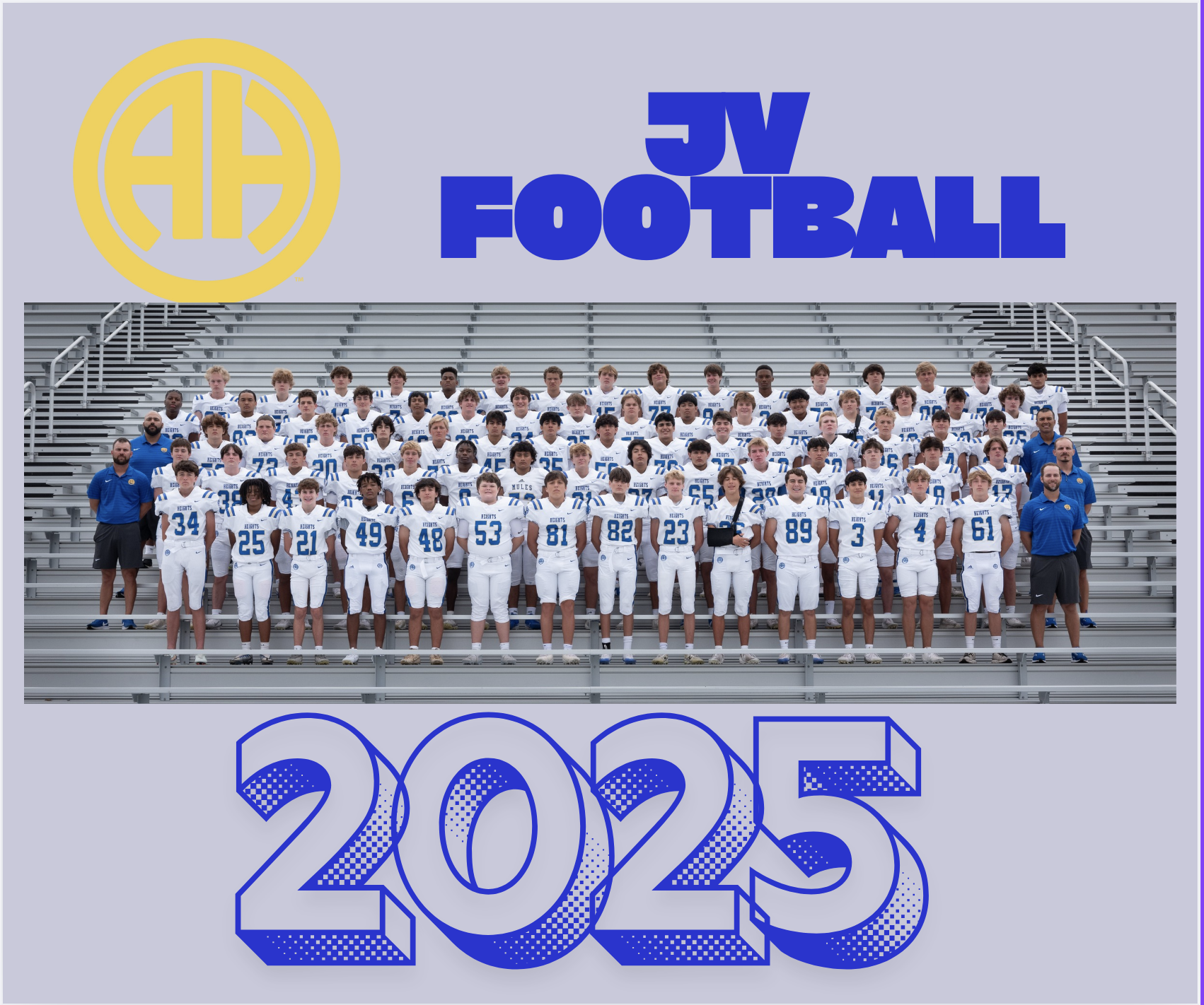 JV Football Team 2025