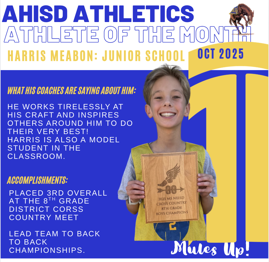Athlete of the Month: Harris Meabon - Oct 2025