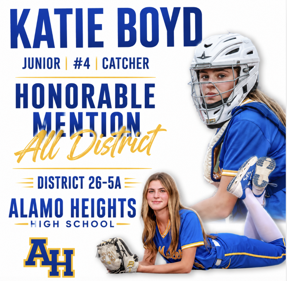 2026 Honorable Mention All District: Katie Boyd, JR, Catcher