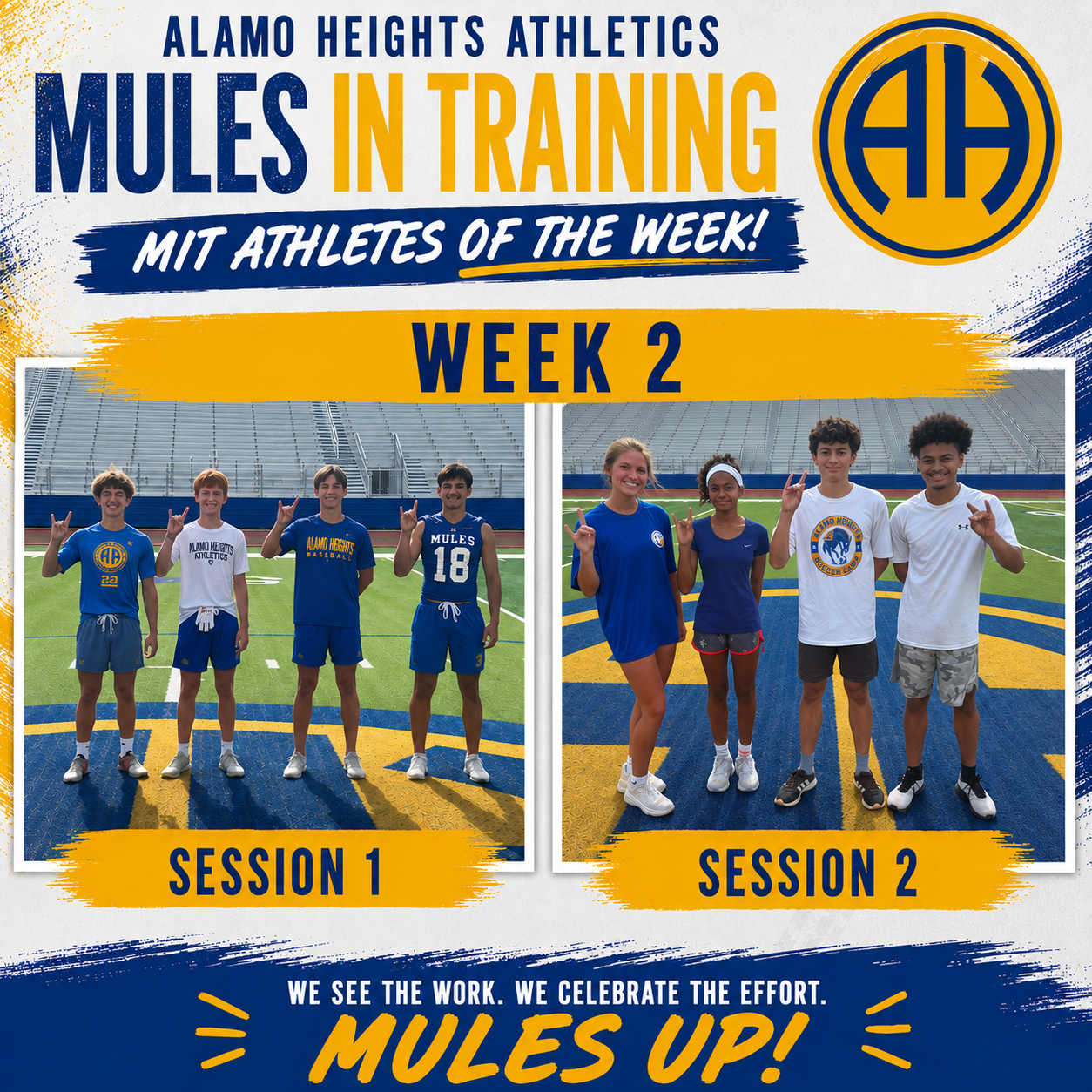 Week 2 MIT Athletes of the Week