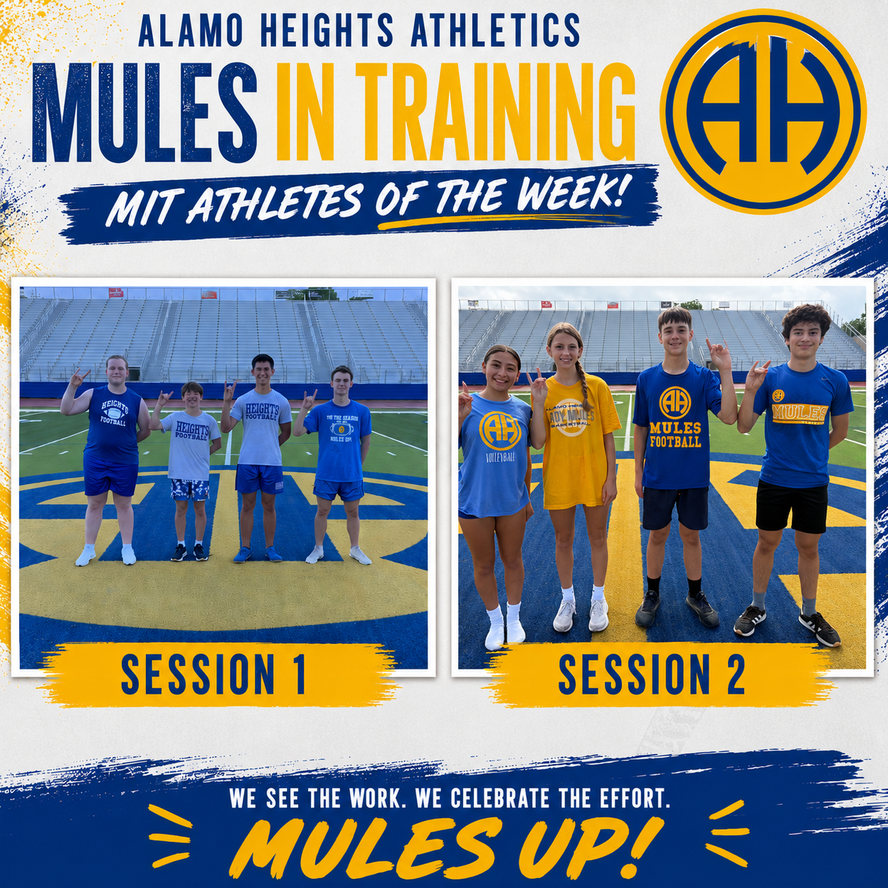 Week 1 MIT Athletes of the Week