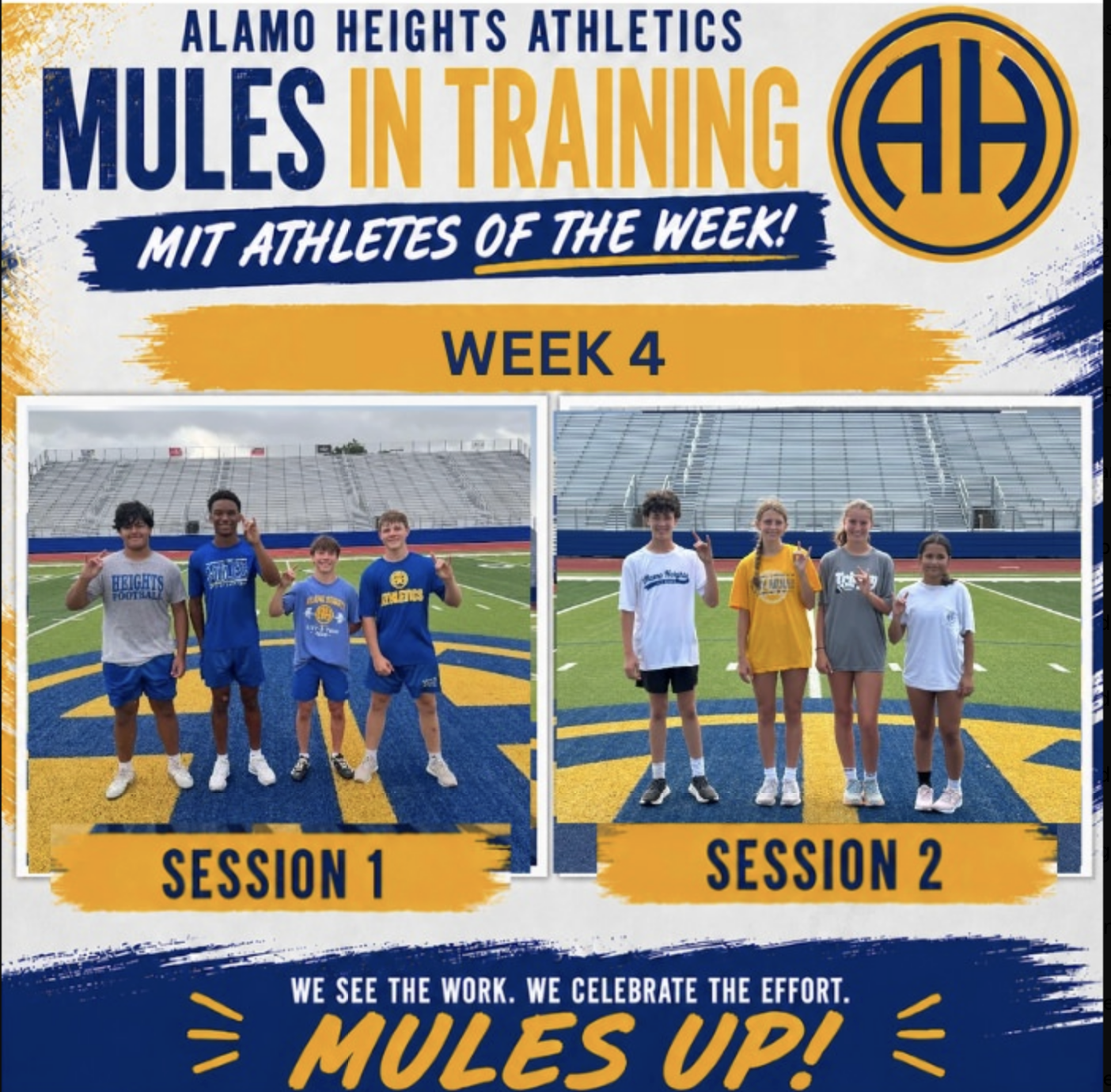 Week 4 MIT Athletes of the Week
